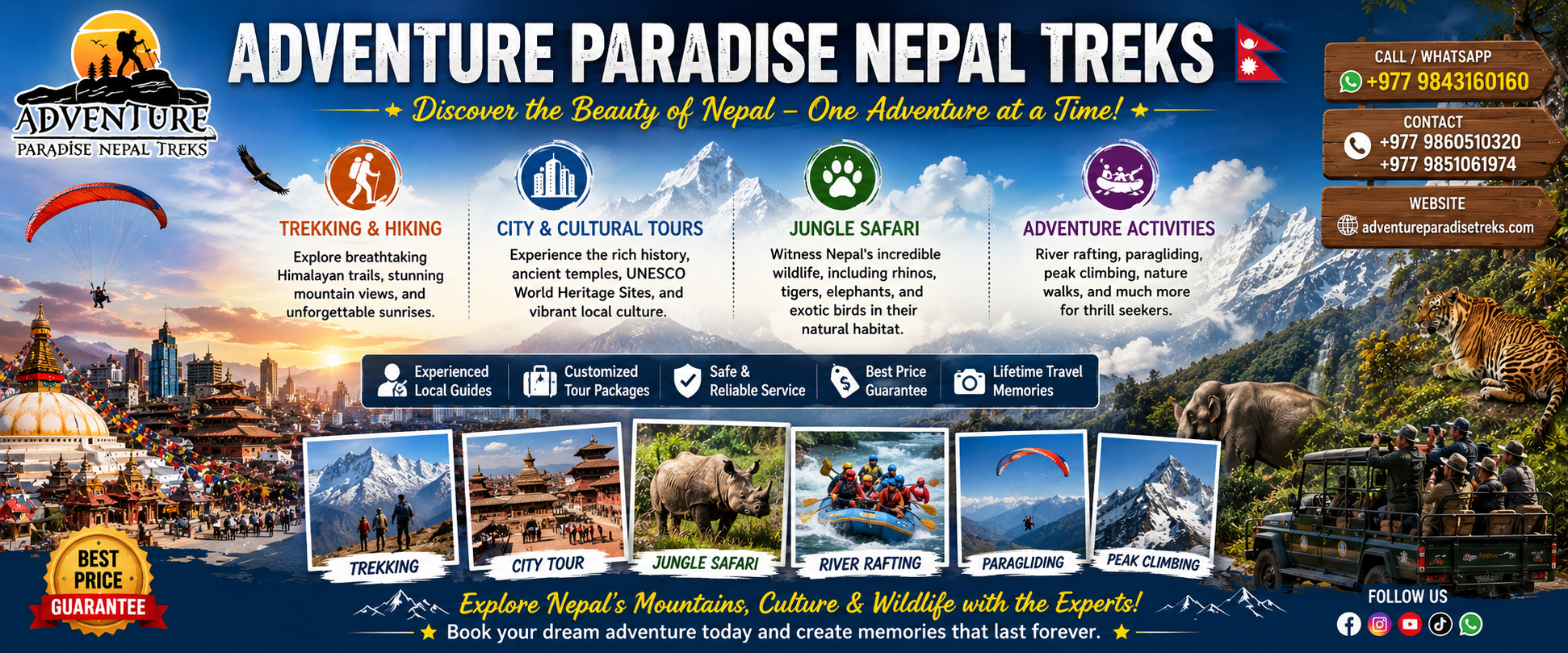 Adventure paradise Treks Nepal