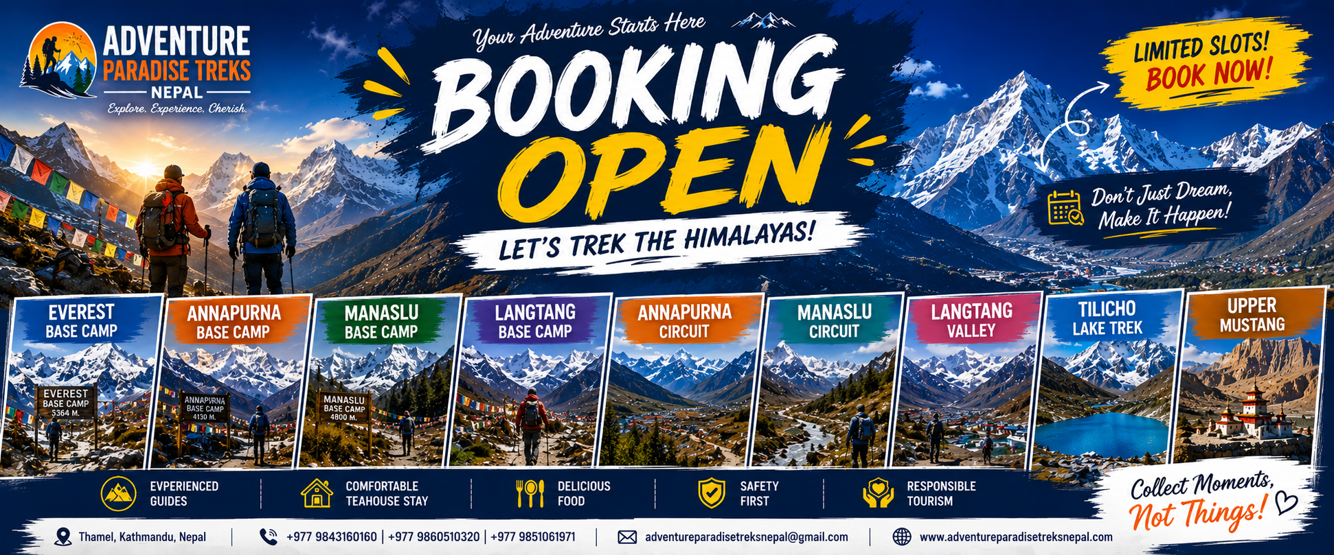 Booking open for